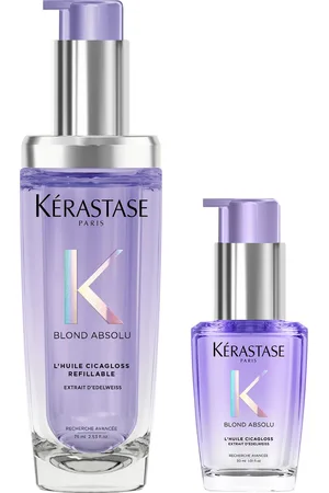 Kerastase Kérastase Chroma Absolu Refillable Hair Oil 75ml and Refill Capsule Duo for colour treated hair