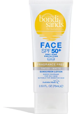 BONDI SPF 50+ Fragrance Free 4 Star Matte Tinted Face Lotion 75ml