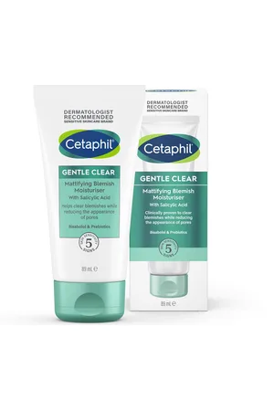 Cetaphil Gentle Clear Mattifying Blemish Face Cream with Salicylic Acid for Sensitive Skin 89ml