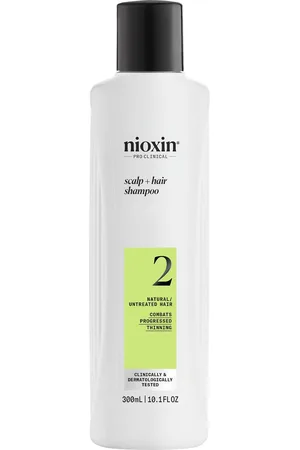Nioxin Scalp and Hair Thickening System 2 Shampoo for Natural Hair with Progressed Thinning 300ml