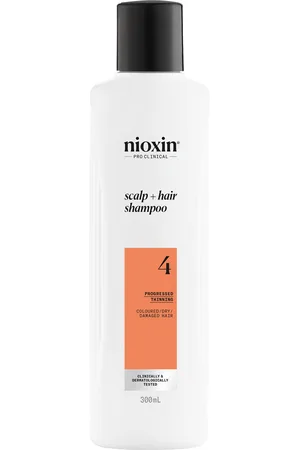Nioxin Scalp and Hair Thickening System 4 Shampoo for Coloured Dry and Damaged Hair with Progressed Thinning 300ml