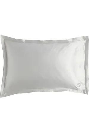 ESPA Home Oxford Edge Silk Pillowcase - Moonlight Grey