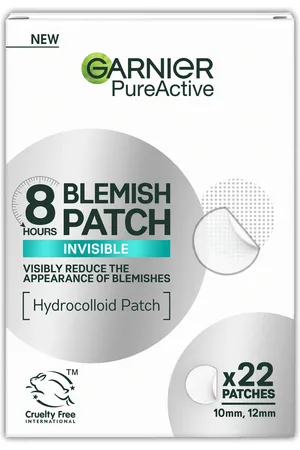 Garnier Pure Active 8hr Invisible Hydrocolloid Blemish Patch Cruelty Free & Vegan - 22 patches