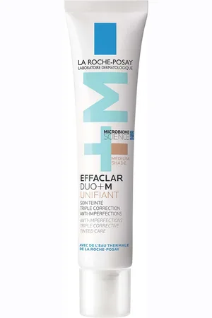 LA ROCHE-POSAY Effaclar Duo+M Unifiant Deep Anti-Imperfection Triple Corrective Tinted Care for Blemish-Prone Skin Medium 40ml