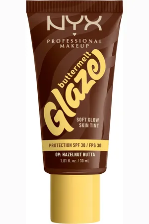 NYX PROFESSIONAL MAKEUP Buttermelt Glaze Soft Glow Skin Tint + SPF/FPS 30 Foundation (Various Shades)