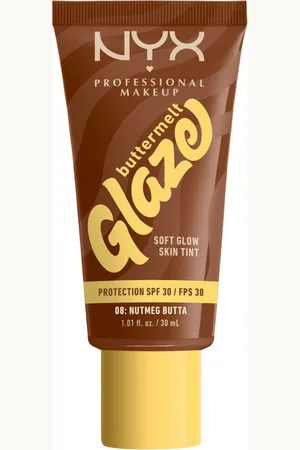 NYX PROFESSIONAL MAKEUP Buttermelt Glaze Soft Glow Skin Tint + SPF/FPS 30 Foundation (Various Shades)