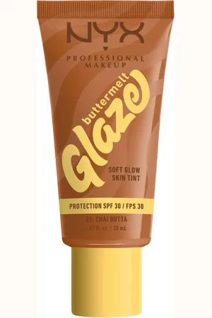 NYX PROFESSIONAL MAKEUP Buttermelt Glaze Soft Glow Skin Tint + SPF/FPS 30 Foundation (Various Shades)