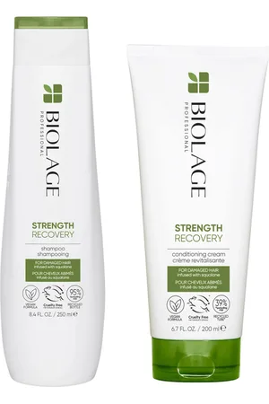 Biolage Professional Strength Recovery Vegan Cleansing Shampoo and Conditioner Duo for Damaged Hair