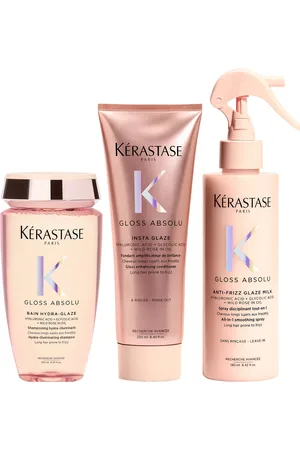 Kerastase Kérastase Gloss Absolu Shampoo, Conditoner and Milk Bundle