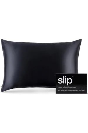 Slip Silk Pillowcase - Queen - Black