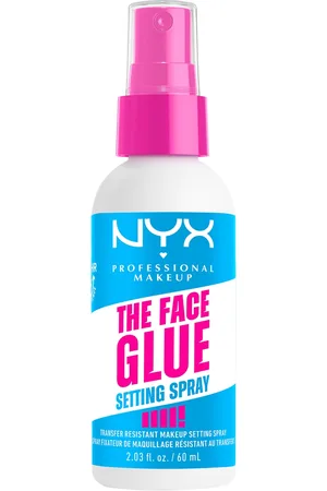 NYX PROFESSIONAL MAKEUP The Face Glue Setting Spray Up To 24 Hour Wear Transfer Resistant & Waterproof 60ml
