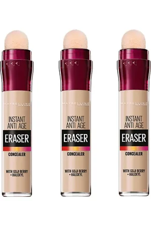 Maybelline Eraser Eye Concealer Light x 3