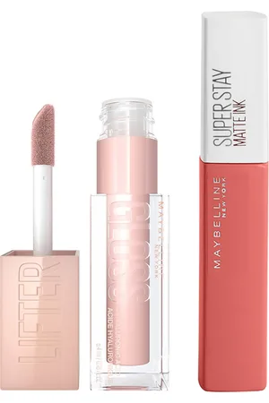 Maybelline Set de brillo de labios Lifter Gloss y barra de labios Superstay Matte Ink (varios tonos)