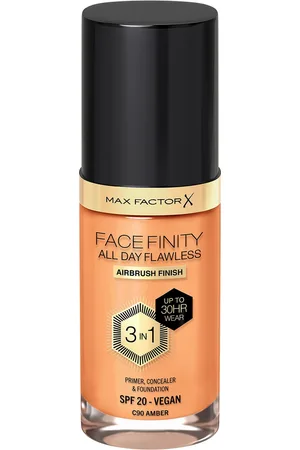 Max Factor Facefinity All Day Flawless 3 in 1 Vegan Foundation 30ml (Various Shades)