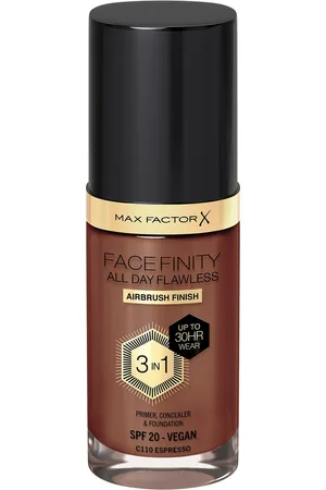 Max Factor Facefinity All Day Flawless 3 in 1 Vegan Foundation 30ml (Various Shades)