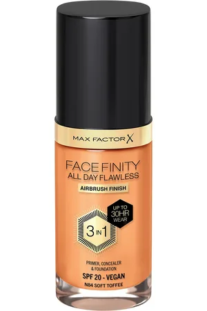 Max Factor Facefinity All Day Flawless 3 in 1 Vegan Foundation 30ml (Various Shades)