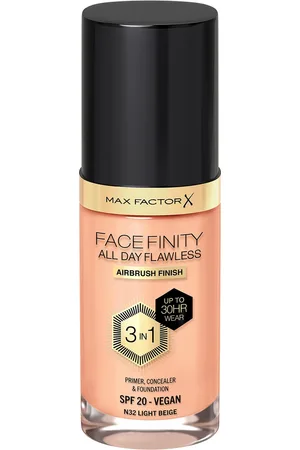 Max Factor Facefinity All Day Flawless 3 in 1 Vegan Foundation 30ml (Various Shades)