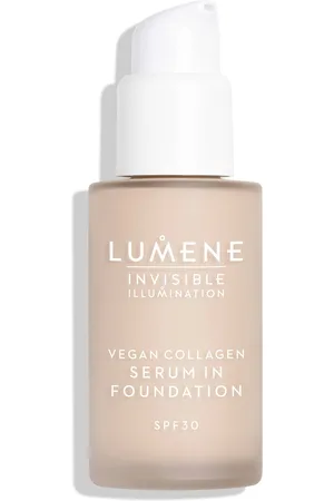 Lumene Invisible Illumination SPF30 Vegan Collagen Serum in Foundation 30ml (Various Shades)