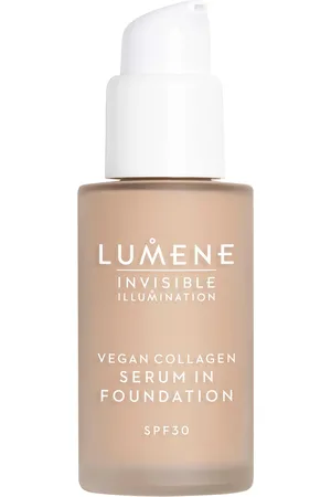 Lumene Invisible Illumination SPF30 Vegan Collagen Serum in Foundation 30ml (Various Shades)