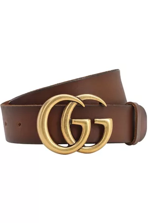 Gucci | Mujer Cinturón De Piel Con Hebilla Gg 40mm 70