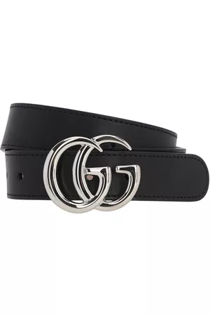 Gucci | Niña Cinturón De Piel Con Logo 50 Cm
