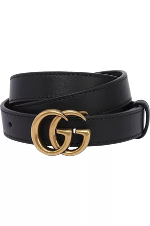 Gucci | Mujer Cinturón "gg Marmont" De Piel 20mm 70