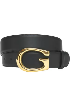 Gucci Hombre Cinturones - | Hombre Cinturón "g" De Piel 4cm 80
