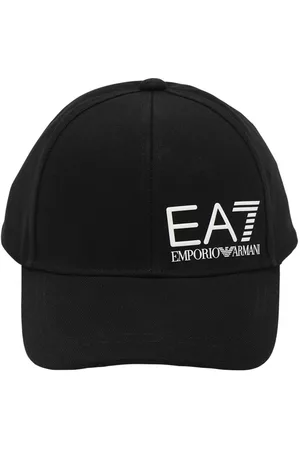 EA7 Hombre Gorras - | Hombre Gorra De Baseball De Lona De Algodón Con Logo Unique