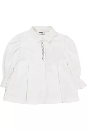 Burberry Niña Camisas - | Niña Camisa De Popelina Con Plisado 8a