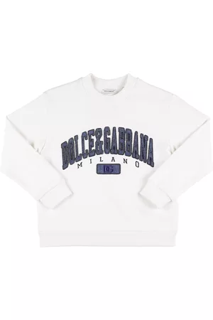 Dolce & Gabbana | Niño Sudadera De Algodón Con Parche 8a