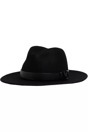 VALENTINO GARAVANI | Mujer Sombrero Fedora Con Logo V S
