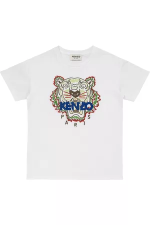 Kenzo | Niño Camiseta De Jersey De Algodón Bordada 14a