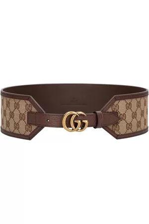 Gucci | Mujer Cinturón Gg De Lona 70mm 70