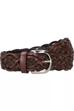 Brunello Cucinelli | Hombre Cinturón De Piel Tejida 115