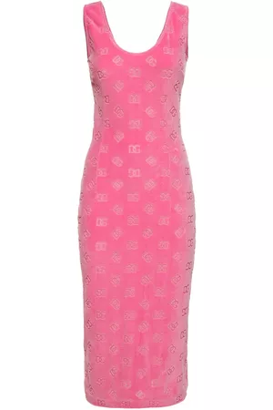Dolce & Gabbana | Mujer Vestido Midi De Chenilla Con Jacquard 36