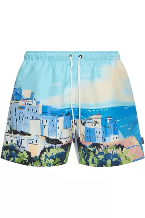 Z Zegna | Hombre Printed Swim Shorts S