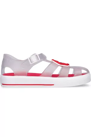 Dolce & Gabbana | Niña Logo Jelly Sandals /blanco 27