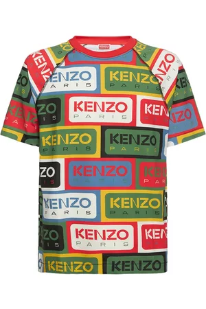 Kenzo | Hombre Camiseta De Jersey Techno Con Etiqueta S