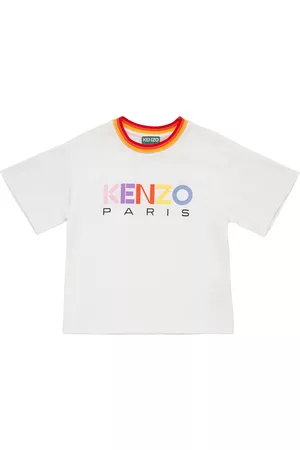 Kenzo | Niña Camiseta De Jersey De Algodón Con Logo 8a