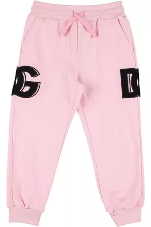 Dolce & Gabbana | Niña Pantalones De Felpa De Algodón Con Logo 8a
