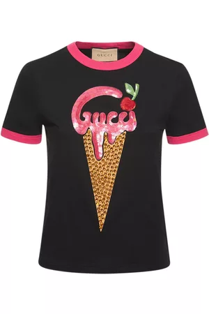 Gucci | Mujer Cosmogonie Embellished Cotton T-shirt Xxs