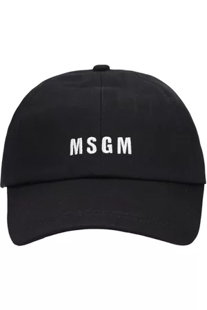 Msgm | Niño Gorra De Baseball De Gabardina De Algodón Unique