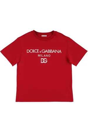 Dolce & Gabbana Camiseta De Jersey De Algodón Con Logo