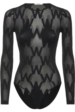 Wolford | Mujer Body De Malla Con Manga Larga Xs