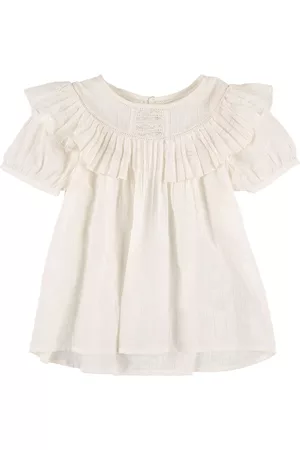 BONPOINT | Niña Camisa De Algodón Con Volantes 8a
