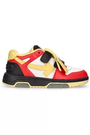 OFF-WHITE | Niño Sneakers De Piel Con Correas 33