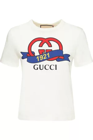 Gucci Mujer Manga corta - | Mujer Cotton Jersey T-shirt /white Xxs