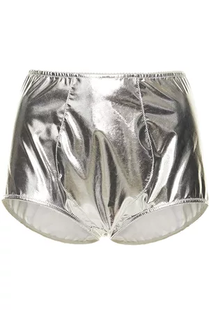 Dolce & Gabbana Mujer Braguitas - | Mujer Laminated Jersey High Waist Briefs 1