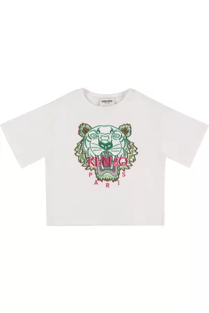 Kenzo | Niña Camiseta De Algodón Orgánico Bordado 8a