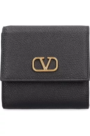 Cartera Con Cadena V Logo De Piel en Rosa - Valentino Garavani